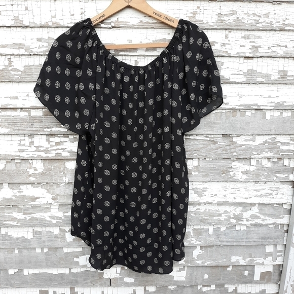 🌟 Vince Camuto off the shoulder top size medium - Picture 3 of 4